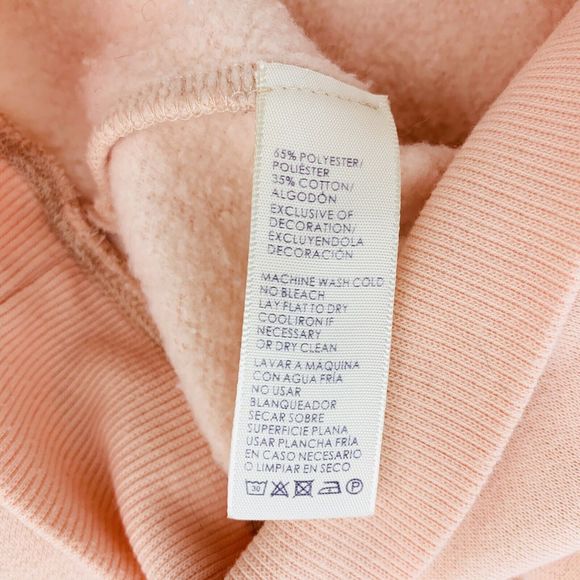 Rebecca Minkoff Jenn Cold Shoulder Sweatshirt Pink Medium 6 - Picture 6 of 11